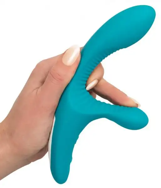 Vibrator mit Klitorisreizer 4